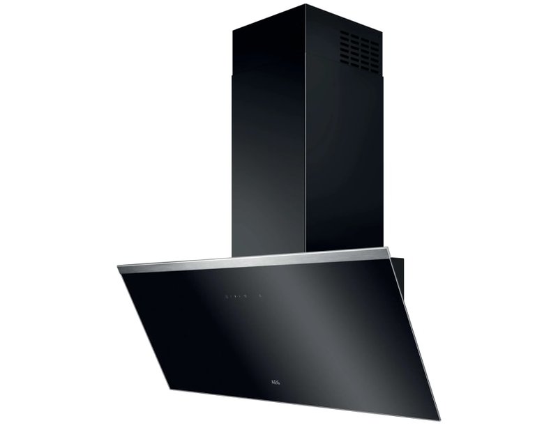 AEG DVE5961HB zwarte 90 cm Hob2Hood schouwafzuigkap