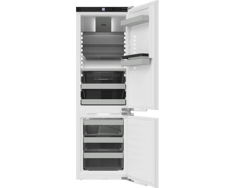 BORA Cool Combi C178KGW koel-vriescombinatie met geopende deuren
