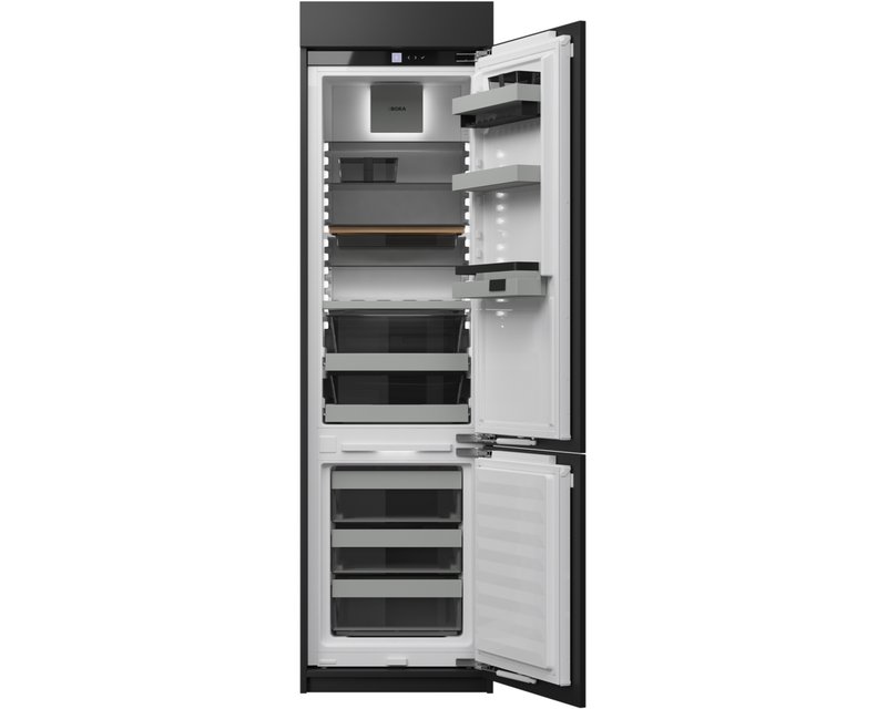 BORA Cool Combi XL C194KG koel-vriescombinatie met geopende deuren