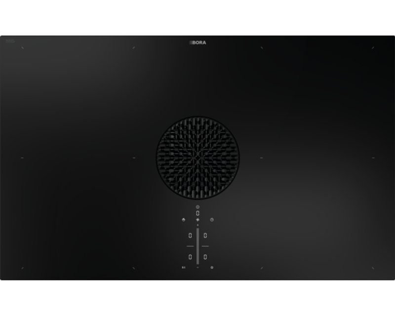 BORA X Pure PUXU2 met vier oppervlakte-inductiezones en centrale afzuiging