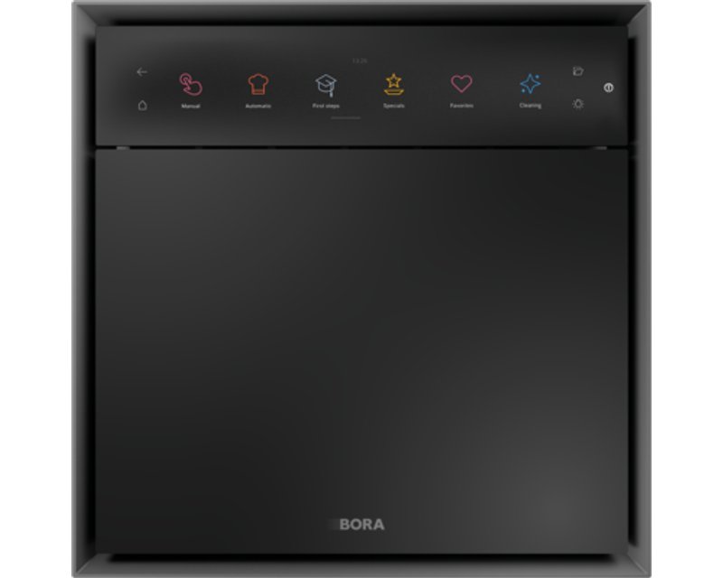 BORA X BO stoomoven met zwart front en aanraakscherm