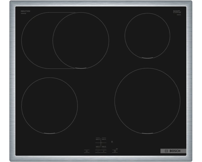 Bosch NIF645CB5E inductiekookplaat met roestvrijstalen rand