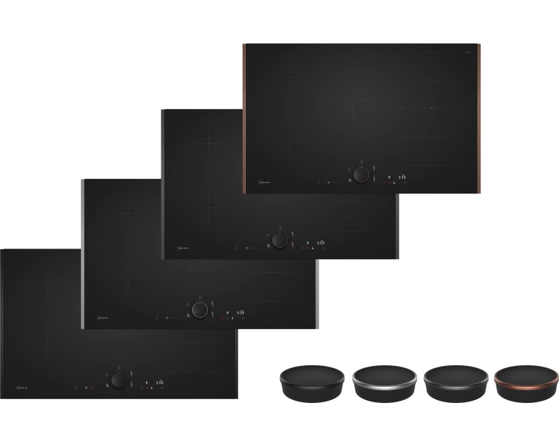 NEFF T68YYV4B0 matzwarte inductiekookplaat met Flex Design