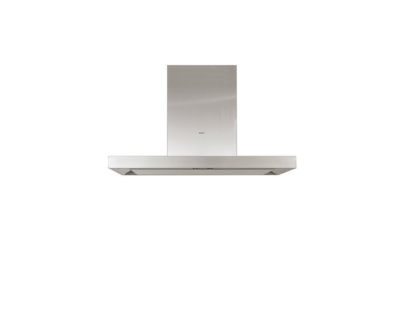 Novy Flatline 7640 roestvrijstalen eilandschouwkap van 90 cm