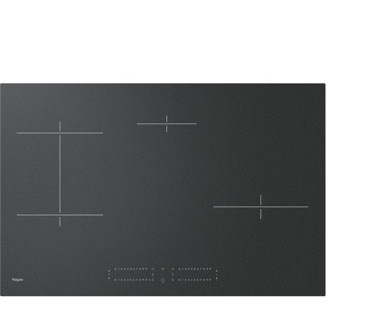 Pelgrim IK4083MG brede inductiekookplaat met Mat Glas