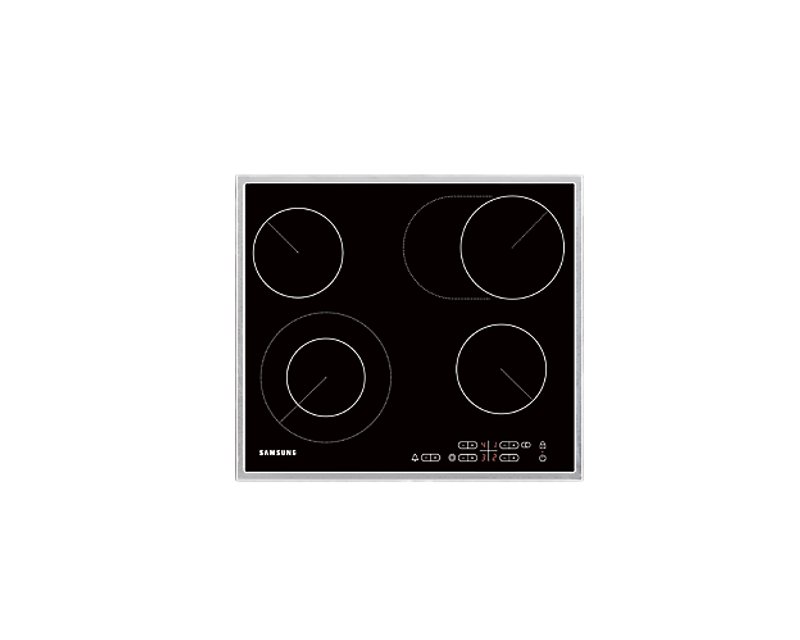 Productfoto van de Samsung NZ64F5RD9AB/EF keramische kookplaat