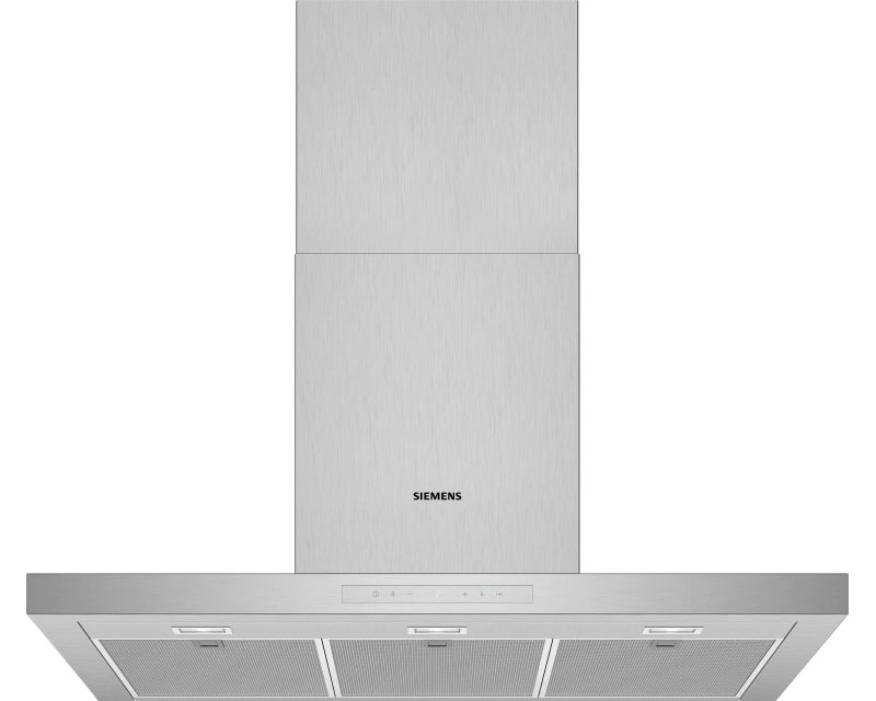 Fabrikantfoto bij Siemens LC97BCP50 roestvrijstalen wandschouwkap